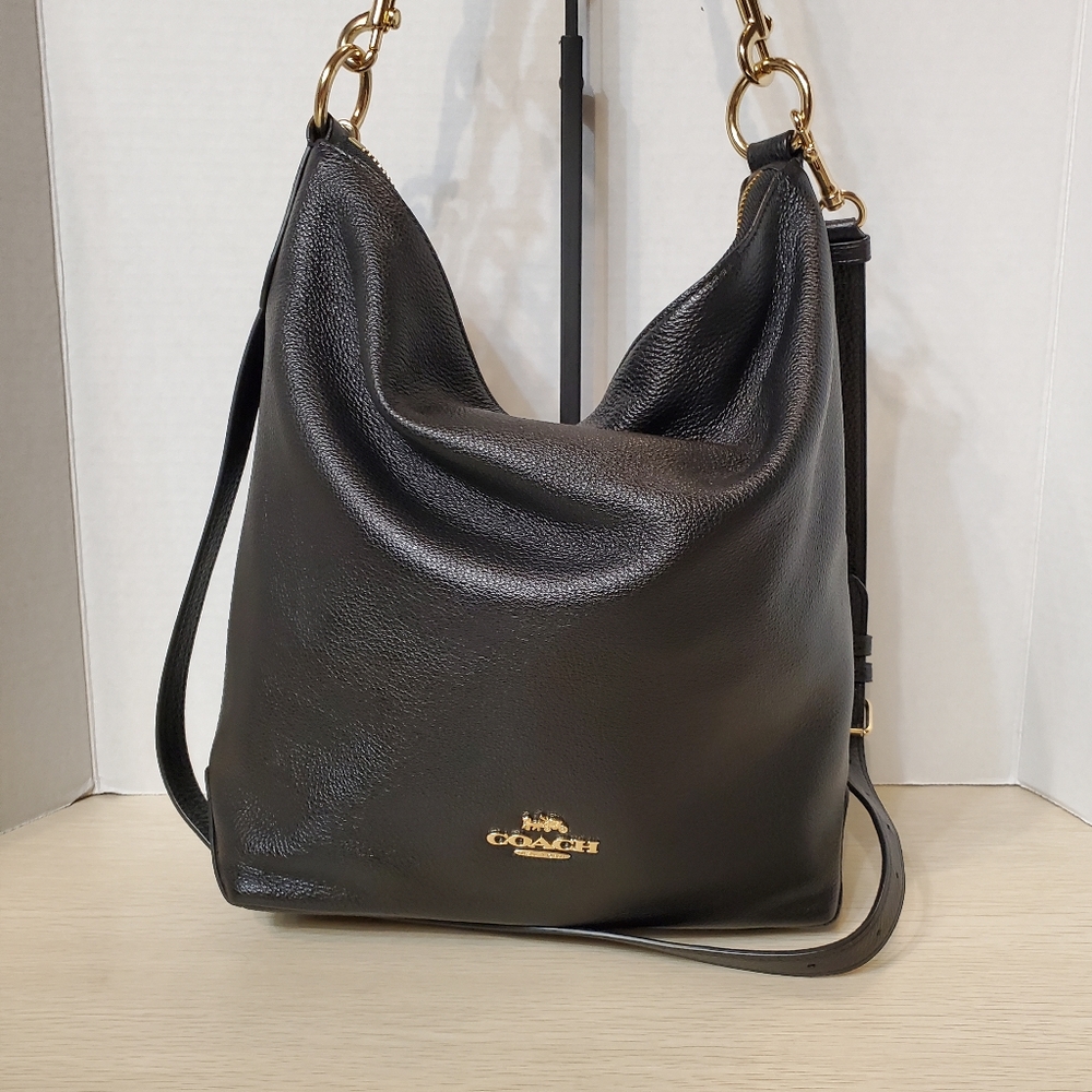Coach leather Abby duffle cross body purse